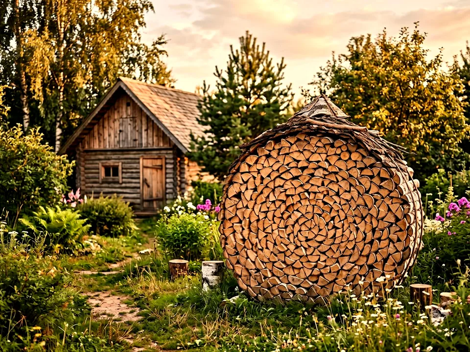 Круговая поленница holzhausen, Краснодар, улица Дачная, 17